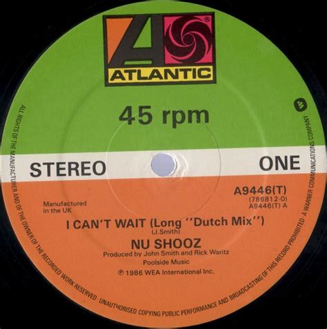 Nu Shooz – I Can't Wait (1986, Generic Sleeve, Vinyl) - Discogs