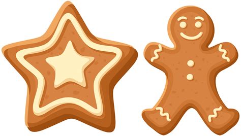 Transparent Christmas Cookies Clipart Gingerbread Clipart Cartoon Aria Art