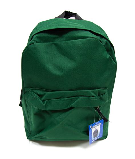 Wholesale 15 Basic Backpacks Green Dollardays