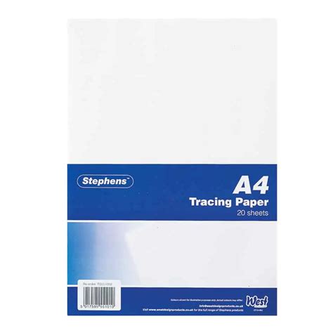 Stephens A4 Tracing Paper 20 Sheets Wholesale Stationery Supplies