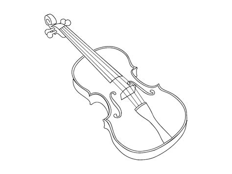 Violin Outline Svg Violin Svg Violin Outline Clipart Violin Files