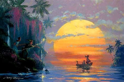 Hook Discovered Disney Art James Coleman Disney Art Giclee On Canvas