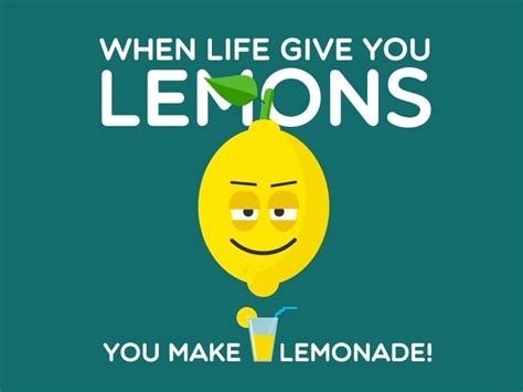 When Life Give You Lemons You Make Lemonade By Quang Nguyen On Dribbble