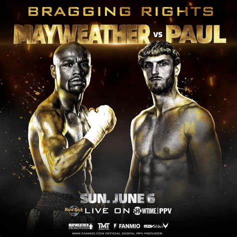 Paul sunday, june 6, 2021 8:00 pm et / 5:00 pm pt. Floyd Mayweather vs Logan Paul UK PPV price officially ...