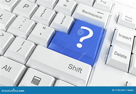 Keyboard With Question Mark Royalty Free Stock Photo Cartoondealer