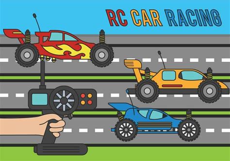 Rc Car Vector Illustration 146695 Vector Art At Vecteezy