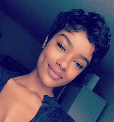 Numerous famous people gladly wear their gigantic piles of curly hair, clarifying that they are an amazing style. Easy Short Hairstyles for Black Women 2019 | Short-Haircut.com