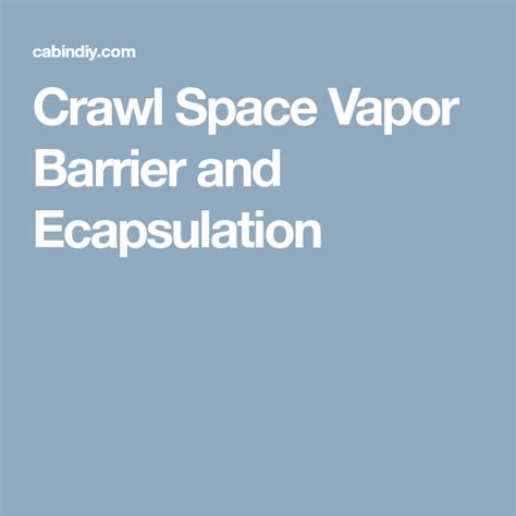 Then it could be because you haven't encapsulated crawl space, the space between your bricks. How To Install a Crawl Space Vapor Barrier To Control ...