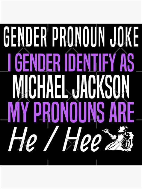 Funny Gender Pronouns Meme Gender Neutral Non Binary Joke Metal Print