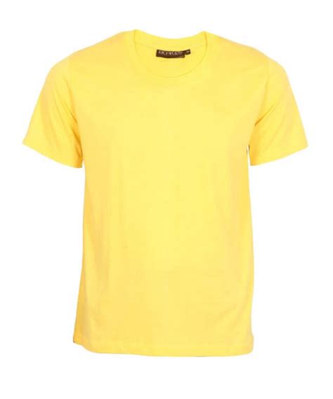 These shirts are squeaky clean (ie, no distressing, like our distressed shirt mockup templates pack.) there are three different body shapes, with front and back for each. Yellow Round Neck T-shirt - Round Neck - T Shirts - CORPORATE