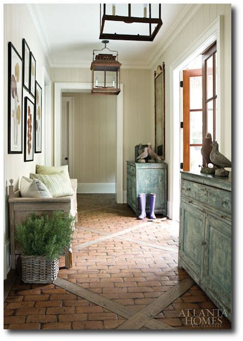 Amy Morriss Rustic Country Entry Way Featured In Atlanta Homes And