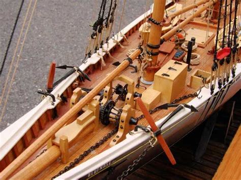 The Schooner Bluenose Plans Model Ship Builder Model Ship Building