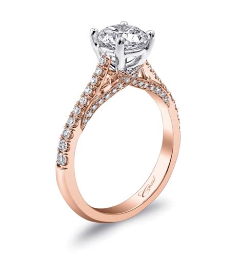 Engagement Ring Lc5447rg Rose Gold Collection Coast Diamond Bridal