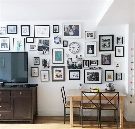 Our apartment gallery wall - see more on @artbymegan . | Gallery wall ...