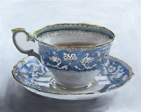 Tea Painting Tea Cup Art Tea Print Tea Cup T For Tea Etsy Tea