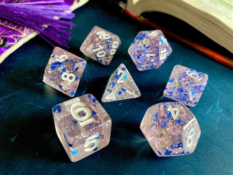 Dark Moon Dnd Dice Set For Dungeons And Dragons Rpg Polyhedral Dice Set