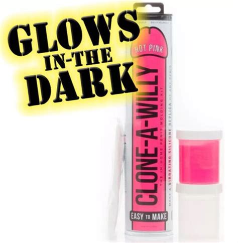 Clone A Willy Kit Pink Glow In The Dark Couples Adult Fun T Novelty