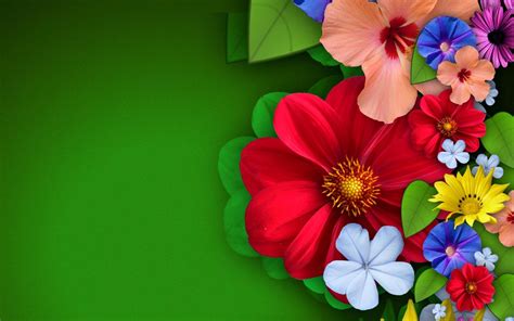 Colorful Abstract Flower Wallpapers Wallpaper Cave