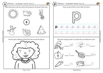 The worksheet is an assortment of 4 intriguing pursuits that will enhance your kid's knowledge and abilities. Phonics SATPIN worksheets by Koodlesch | Teachers Pay Teachers