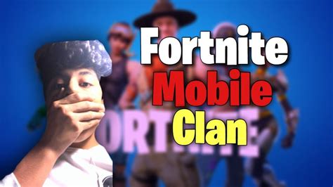 How To Join My Fortnite Mobile Clan Youtube