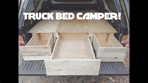 DIY Truck Cap Bed Camper Part 1 YouTube