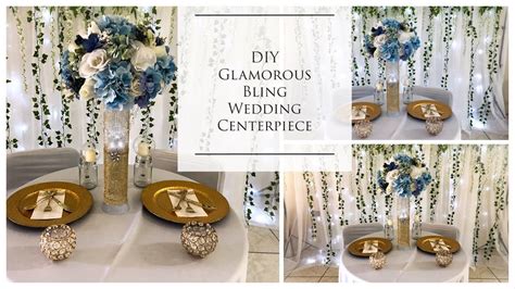Diy Bling Wedding Centerpiece Dollar Tree Wedding