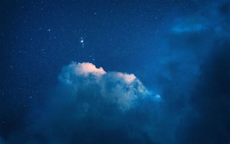 Starry Sky Wallpaper 4k Clouds Blue Sky Night Photography 1094
