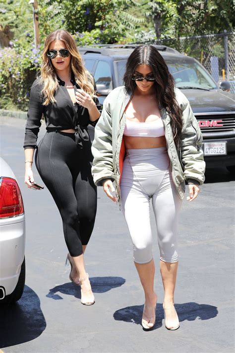 Kim Kardashian And Khloe Kardashian Filming Their Reality Show At