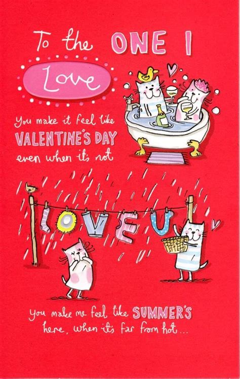 To The One I Love Valentines Day Greeting Card Cards