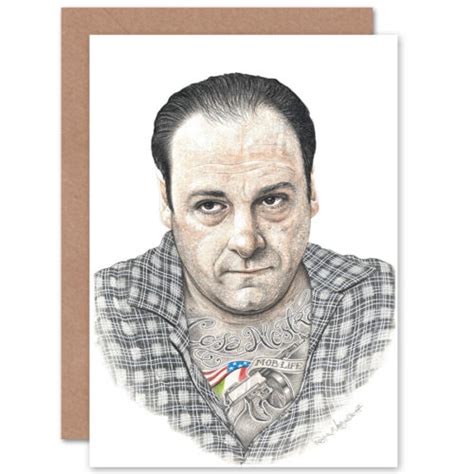 Wayne Maguire Tattooed Tony Soprano Inked Ikon Blank Greeting Card With Envelope Ebay