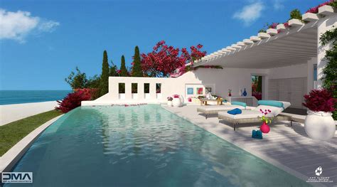 Check Out This Behance Project Private Greek Villa North Coast