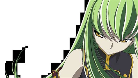 Hd Wallpaper Code Geass Vector Green Hair Cc Anime Golden Eyes Anime