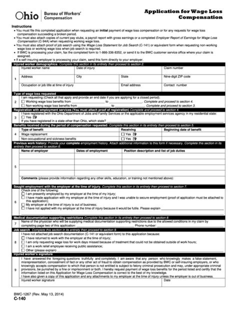 Top 17 Ohio Bureau Of Workers Compensation Forms And Templates Free To