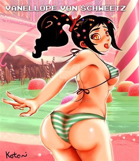 Rule 34 Aged Up Bikini Disney Female Kotoribr Solo V Vanellope Von