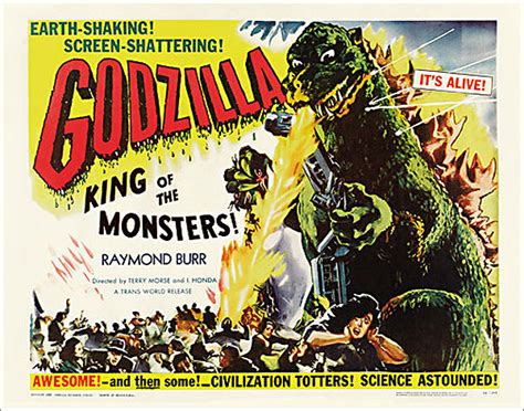 Godzilla 1954 Movie Poster