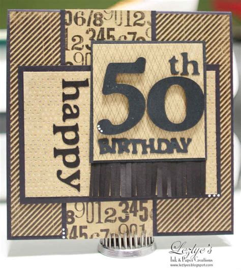 Lezlye Lauterbach Designs 50th Male Birthday Card Shop Pumpkin Spice