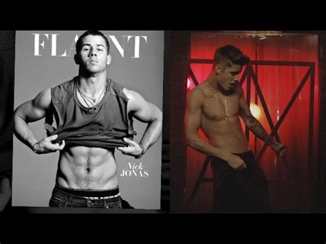 Justin Bieber Vs Nick Jonas SHIRTLESS SHOWDOWN YouTube