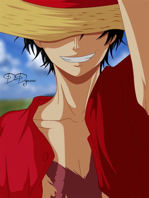 Luffy Smile Happy Bday Hollow Cn By D Dynamic On Deviantart