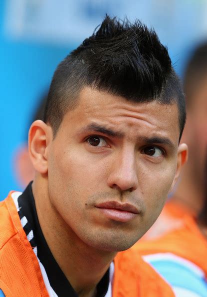 Aguero revealed a taunt from his brother drove him to make the hair change, while also among the league's top 15 scorers, aguero's record of a goal every 111 minutes is only bettered by manchester. Sergio Aguero Photos Photos - Argentina v Belgium: Quarter ...