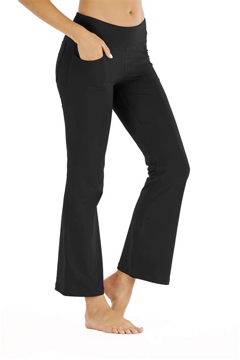 Women Black Bootcut Yoga Pants