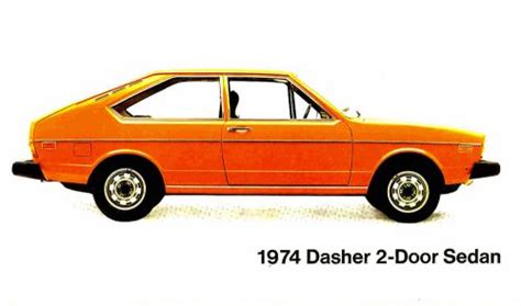 Sell 1974 Volkswagen Dasher 2 Door Sedan Brochure Vw Dasher 2 Door