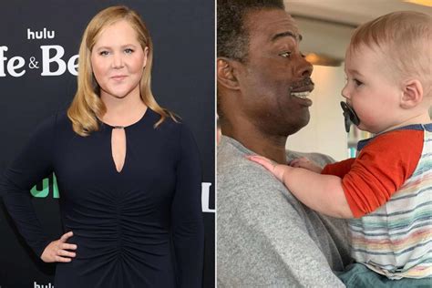 Amy Schumer Shares Photos Of Her Son Gene With Chris Rock Happy Fathers Day