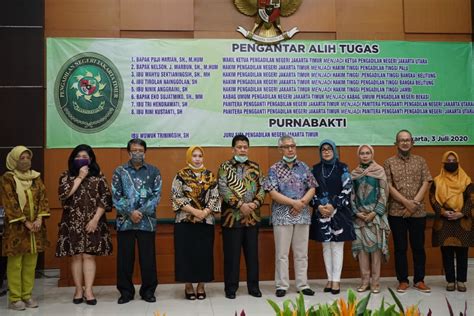Pengadilan Negeri Jakarta Timur Pengantar Tugas Hakim Kepala Bagian