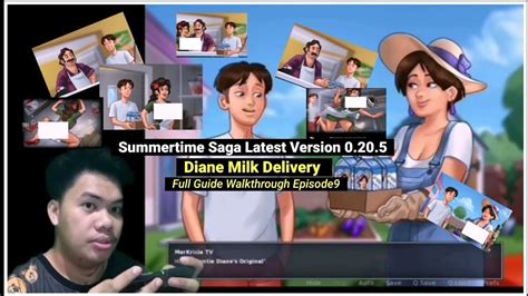 Summertime Saga Latest Version 0 20 5 Diane Milk Delivery Full Guide Walkthrough Episode 9