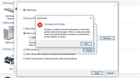 Cách sửa lỗi Windows couldn t connect to the printer khi share máy in
