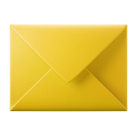 Envelope De E Mail Amarelo Mensagem Símbolo Interface Do Usuário ícone