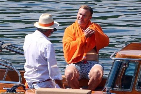 During a private audience with a select group of fans, he said: Gary Barlow, 49, And Wife Dawn Andrews, 50, enjoy A Swim ...