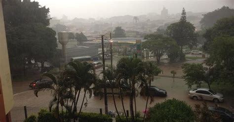 G1 Chuva Causa Alagamentos E Deixa Motorista Ilhado Em Campinas Sp