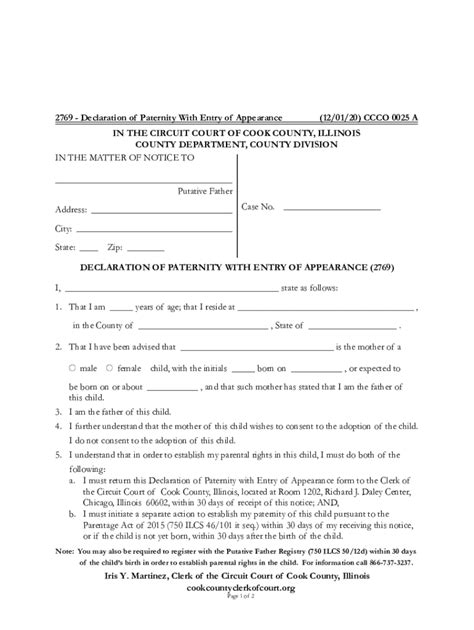 Colorado Judicial Branch Self Help Paternity Cases Forms Fill Out And