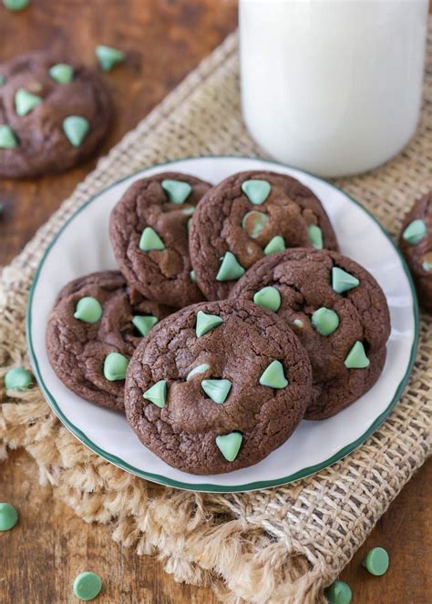 Chocolate Mint Cookies In 15 Minutes Lil Luna